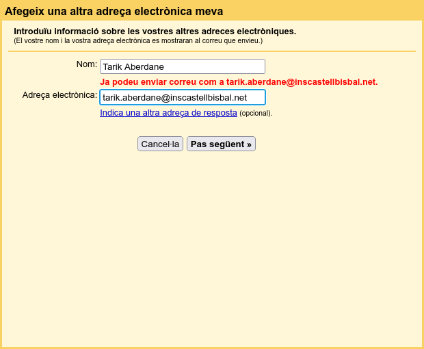 screenshot 2025 09 23 at 09 29 57 correu de institut castellbisbal afegeix una altra adreça electrònica meva