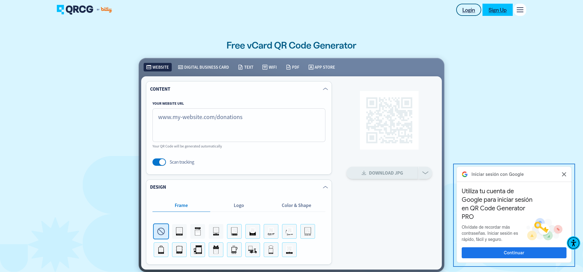 Codi QR generat per a la vCard de l'alumne - Fira d'Empreses