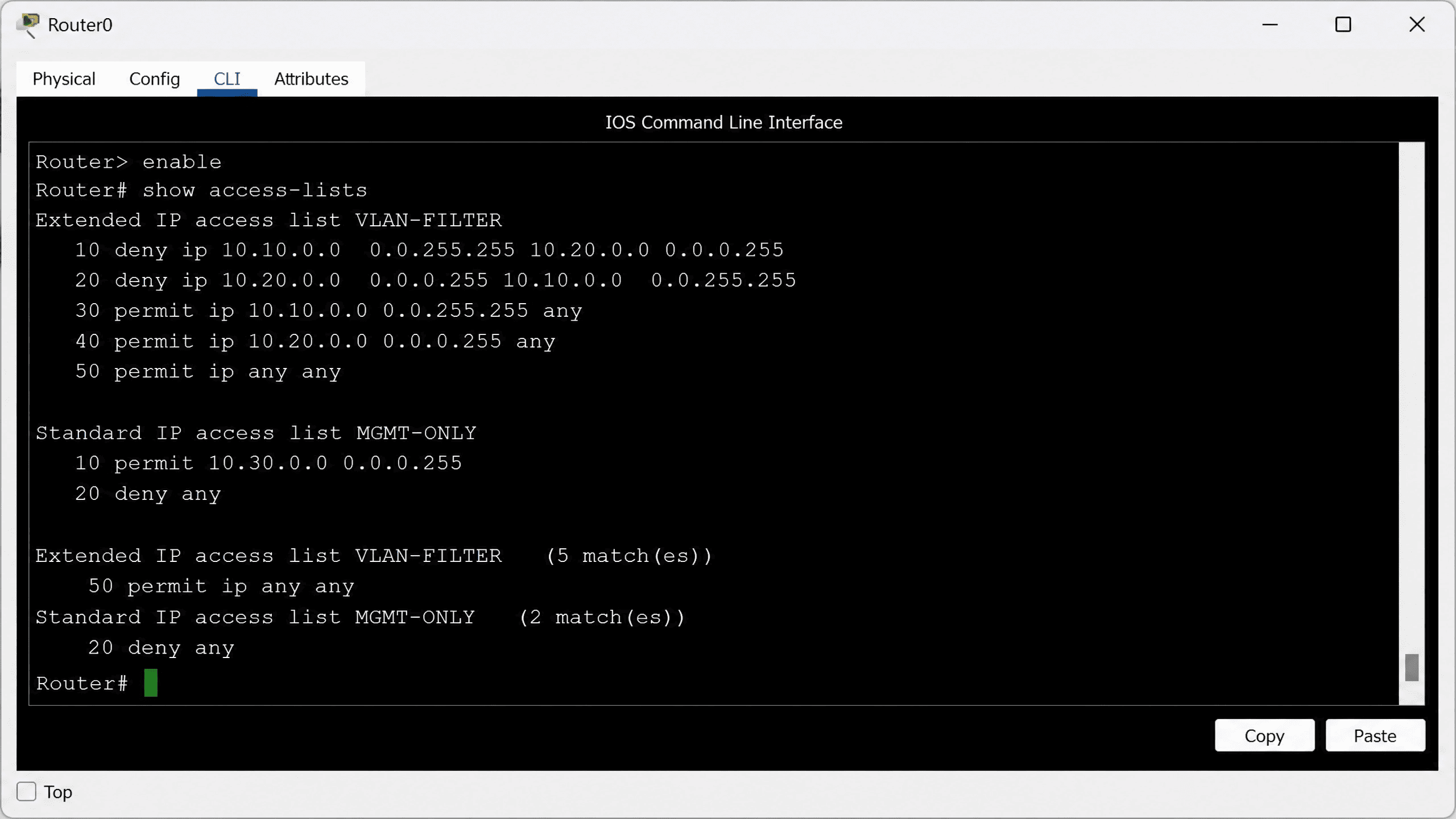 Firewall ACL