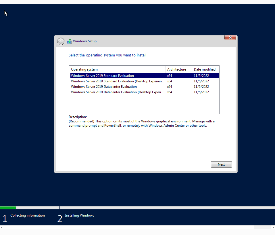 Install now