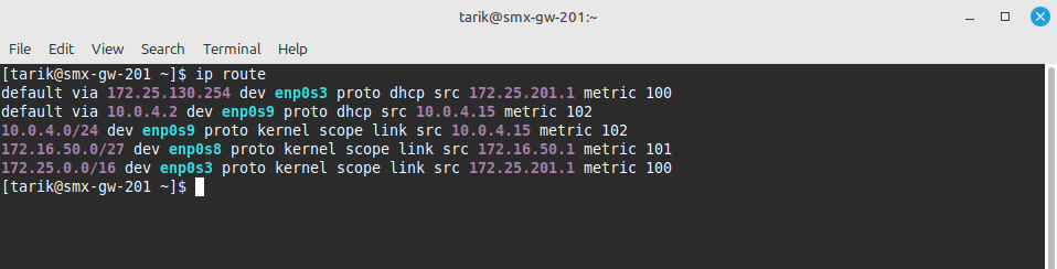 Ping 8.8.8.8 des de Rocky